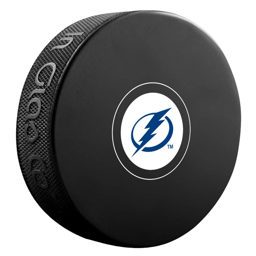 Tampa Bay Lightning Team Logo Autograph Model Hockey Puck