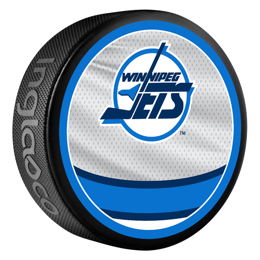Winnipeg Jets Reverse Retro 2.0 Dual Logo Souvenir Puck