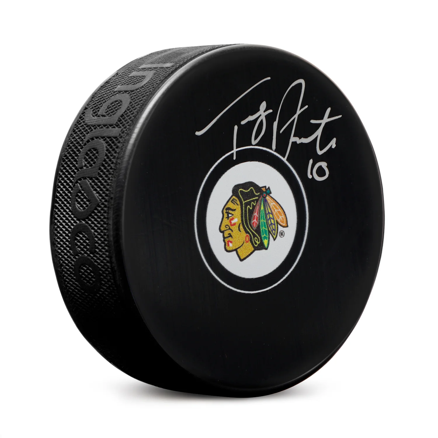 Tony Amonte Autographed Chicago Blackhawks Hockey Puck