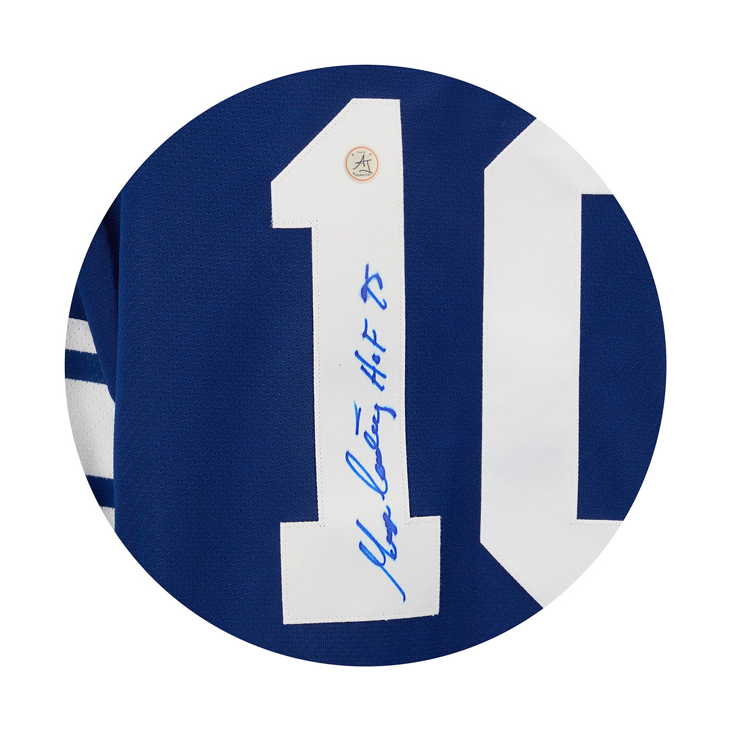George Armstrong Signed Toronto Maple Leafs 1967 Stanley Cup Vintage CCM Jersey - Image 3