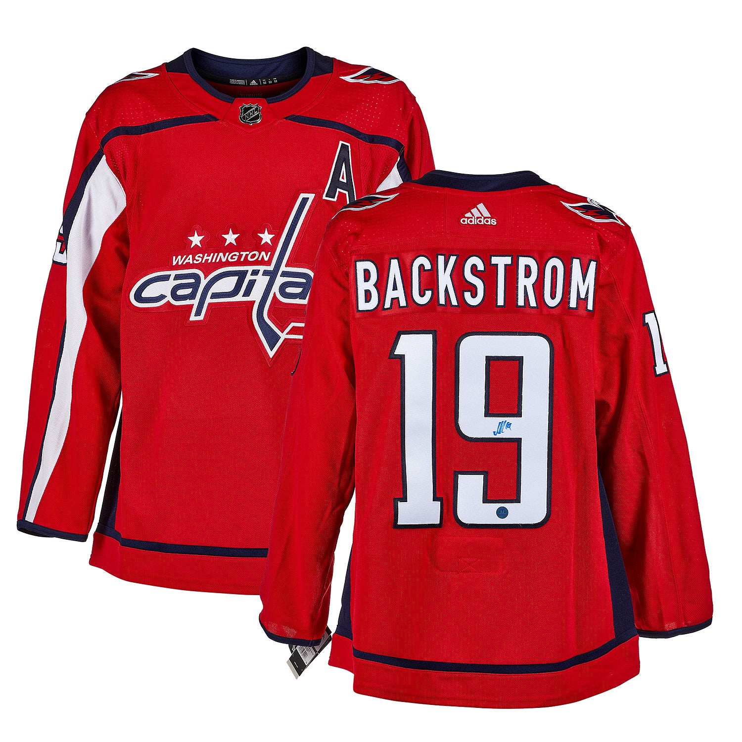 Nicklas Backstrom Autographed Washington Capitals adidas Jersey - Image 3