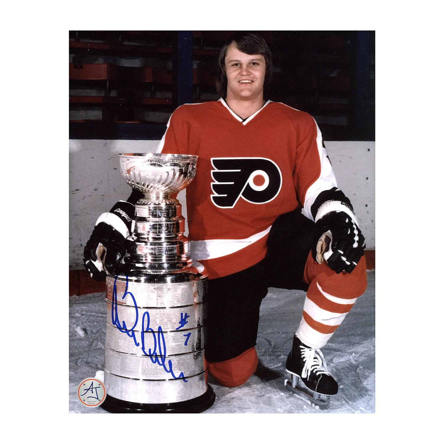 Bill Barber Autographed Philadelphia Flyers Stanley Cup 8x10 Photo