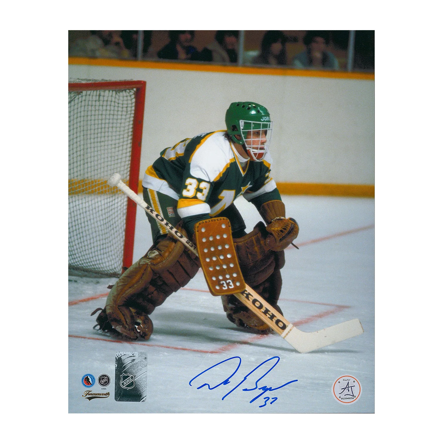 Don Beaupre Minnesota North Stars Autographed Goalie 8x10 Photo