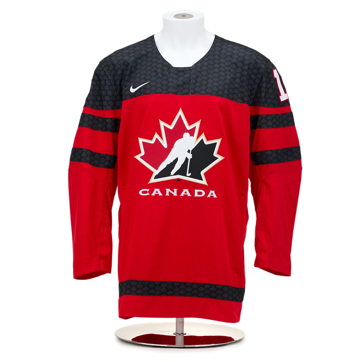 Connor Bedard Autographed Team Canada Red Nike Hockey Jersey - Image 2