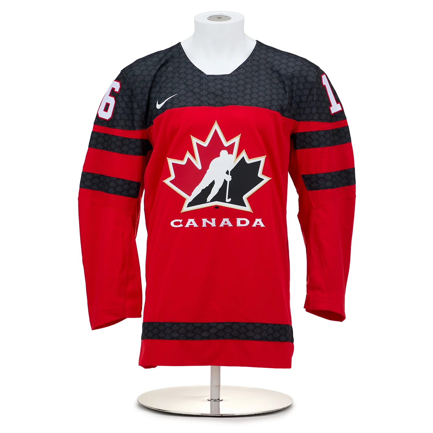 Connor Bedard Autographed Team Canada Red Nike Hockey Jersey - Image 2