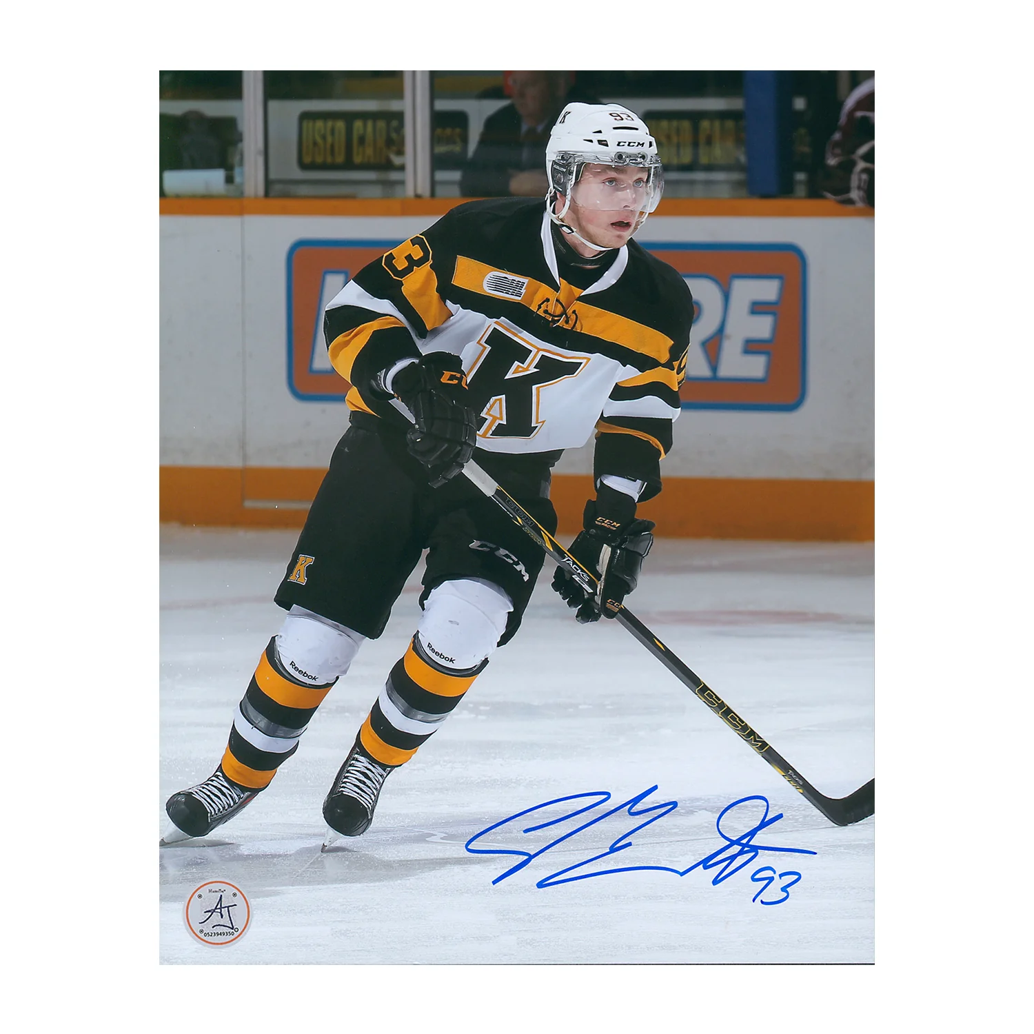 Sam Bennett Autographed Kingston Frontenacs CHL Hockey 8x10 Photo