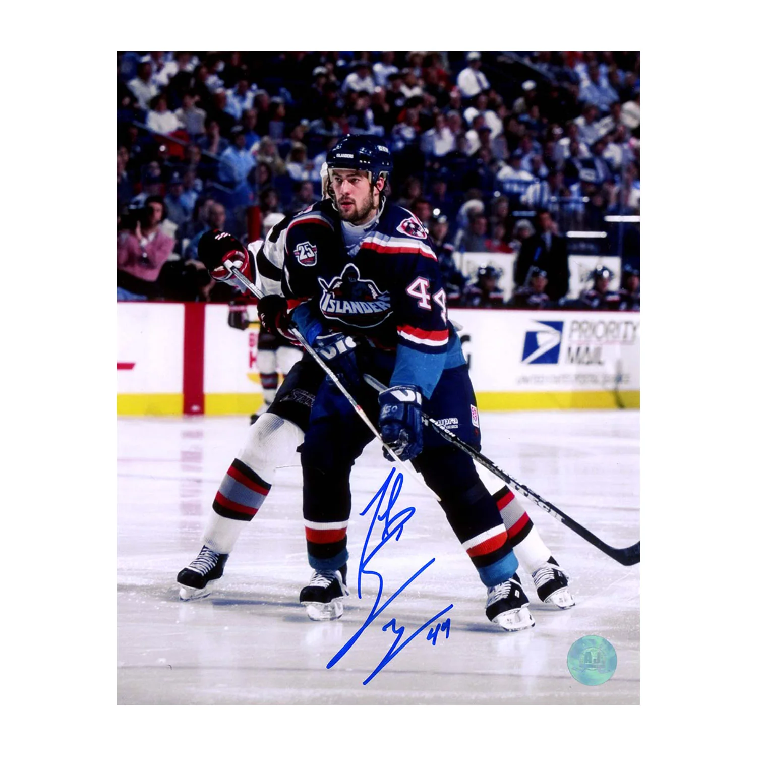 Todd Bertuzzi Autographed New York Islanders Hockey 8x10 Photo