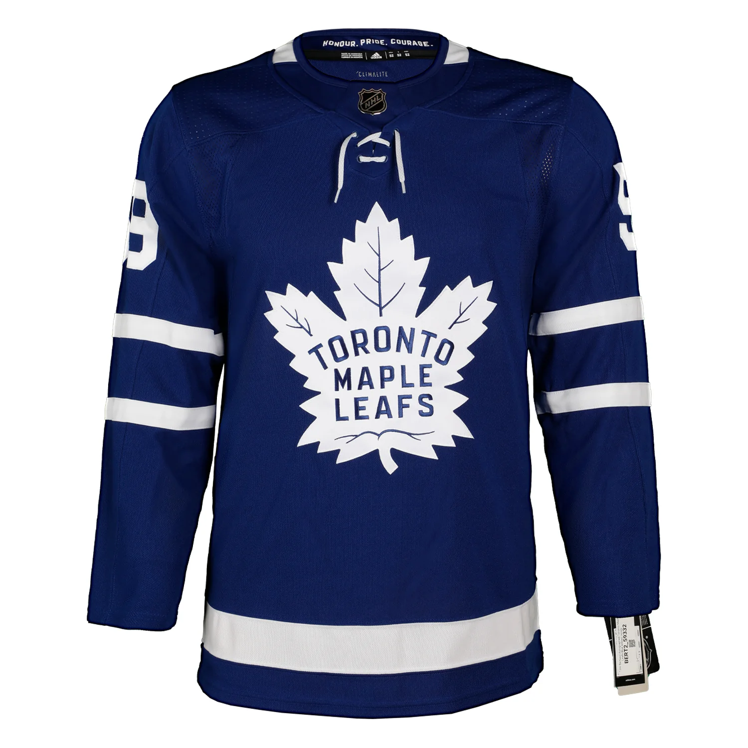 Tyler Bertuzzi Autographed Toronto Maple Leafs Blue adidas Jersey - Image 2