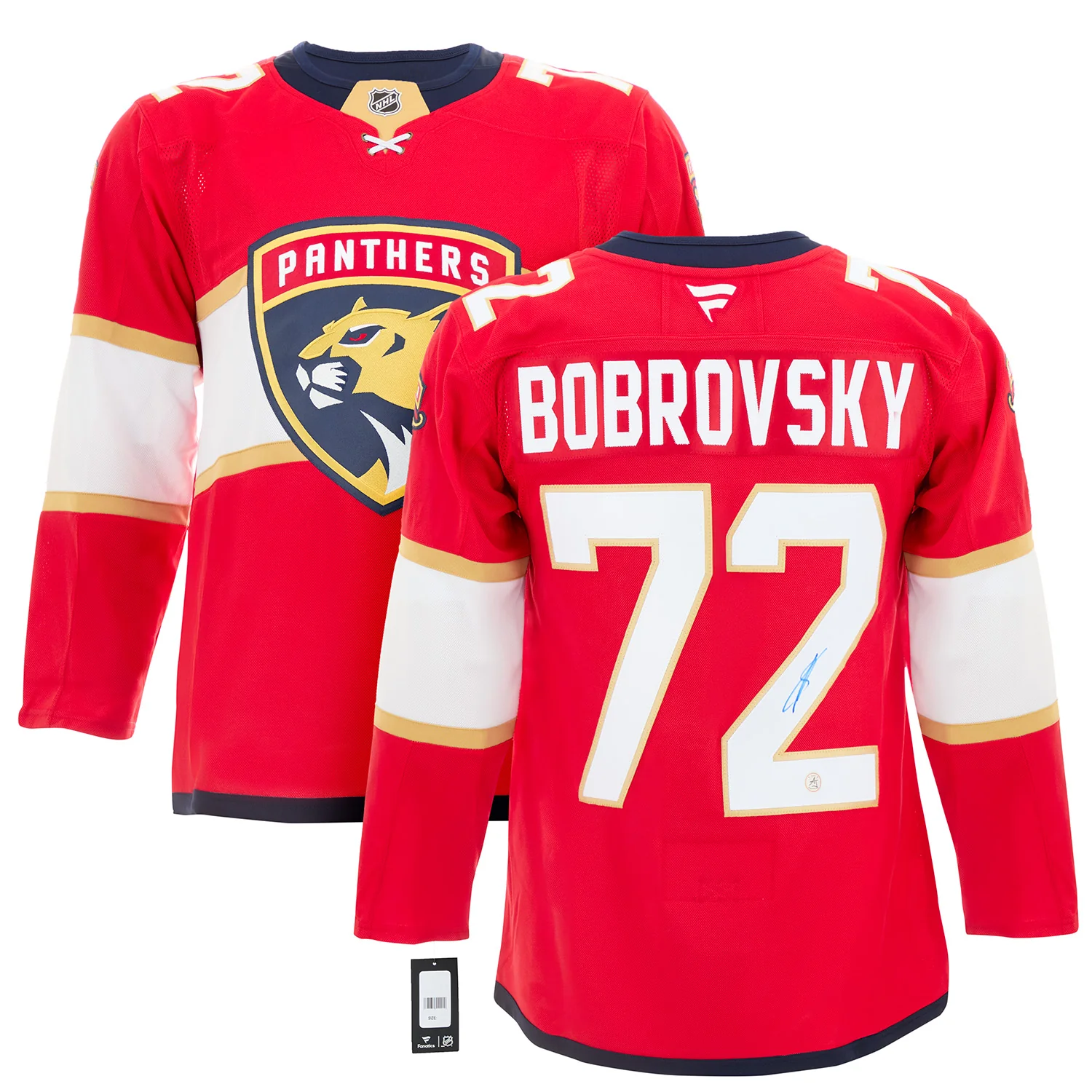 Sergei Bobrovsky Autographed Florida Panthers Fanatics Premium Jersey - Image 3