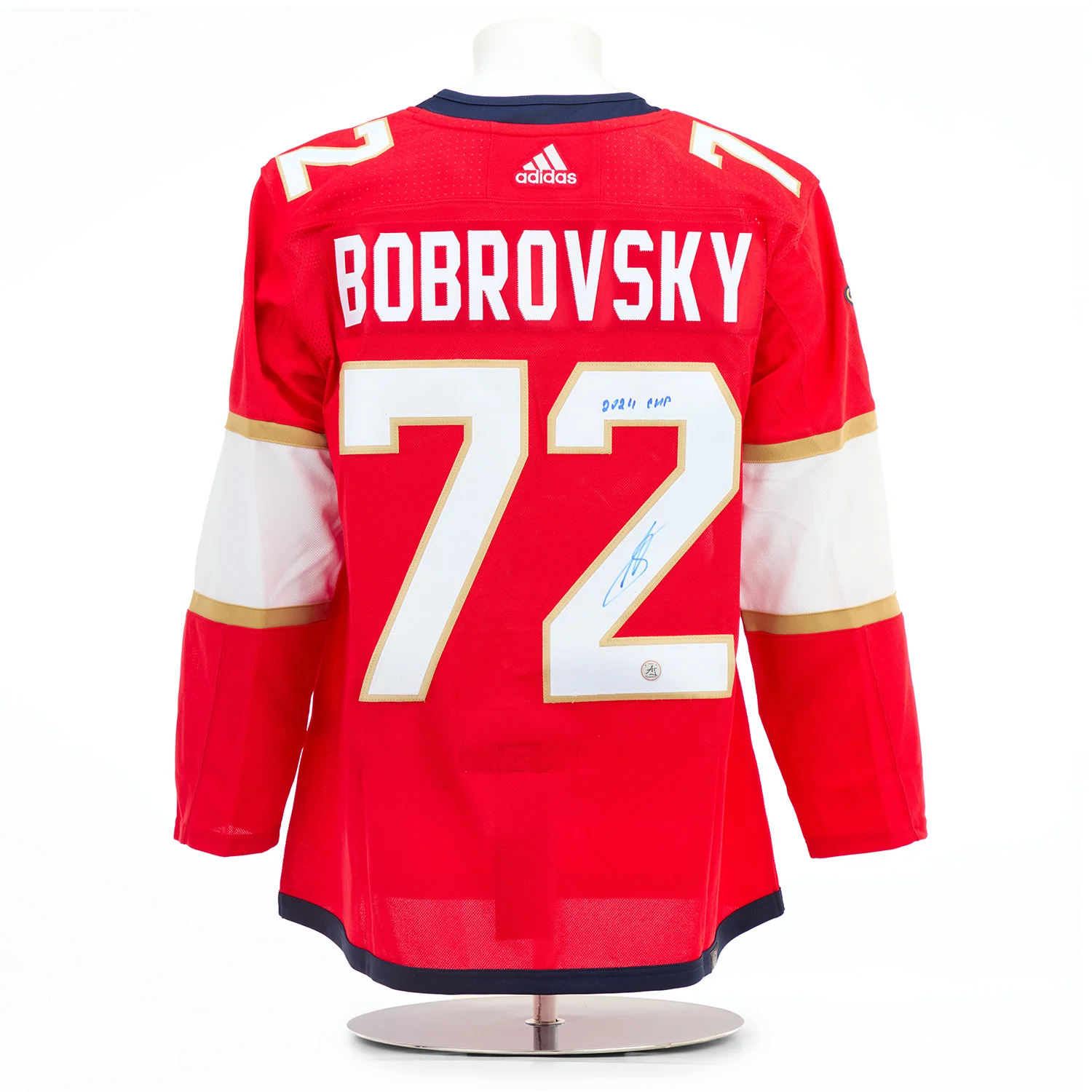 Sergei Bobrovsky Florida Panthers Signed & Inscribed Stanley Cup adidas Jersey