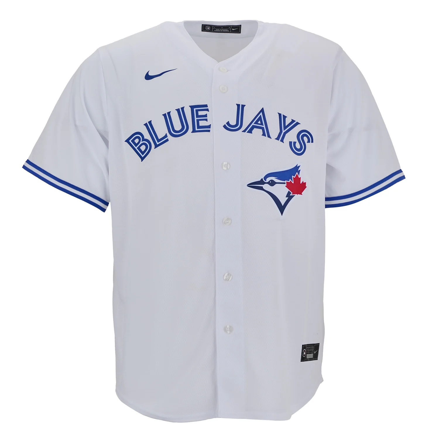 Pat Borders Autographed Toronto Blue Jays White Nike Baseball Jersey - Image 2