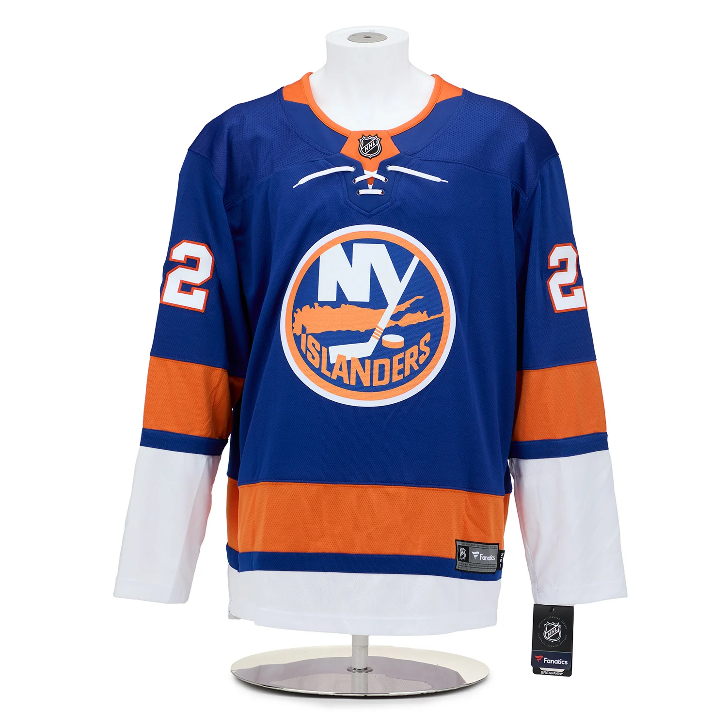 Mike Bossy New York Islanders Signed & Inscribed Stats Breakaway Jersey #13/22 - Image 2