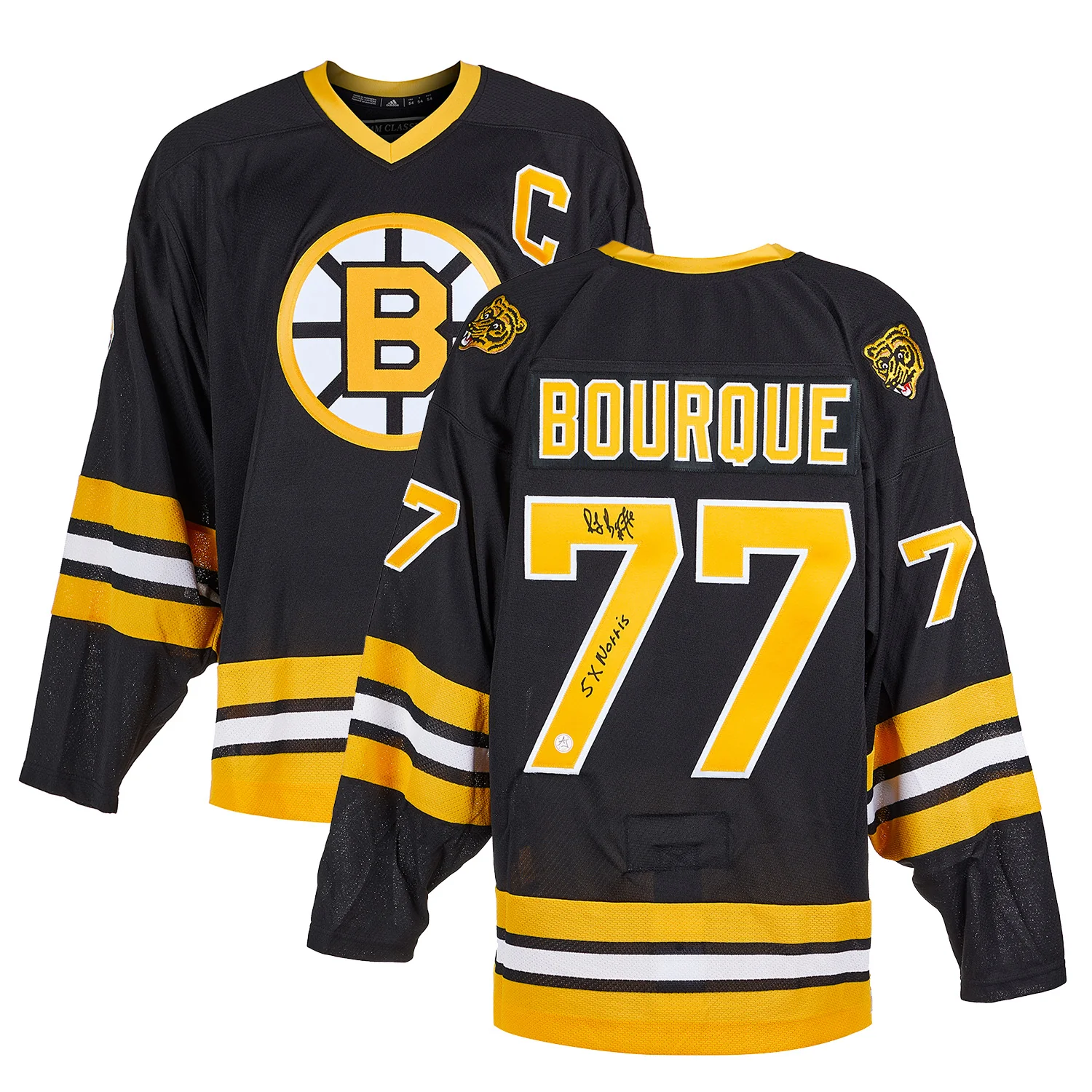 Ray Bourque Signed Boston Bruins Classic adidas Jersey with Norris Note - Image 3