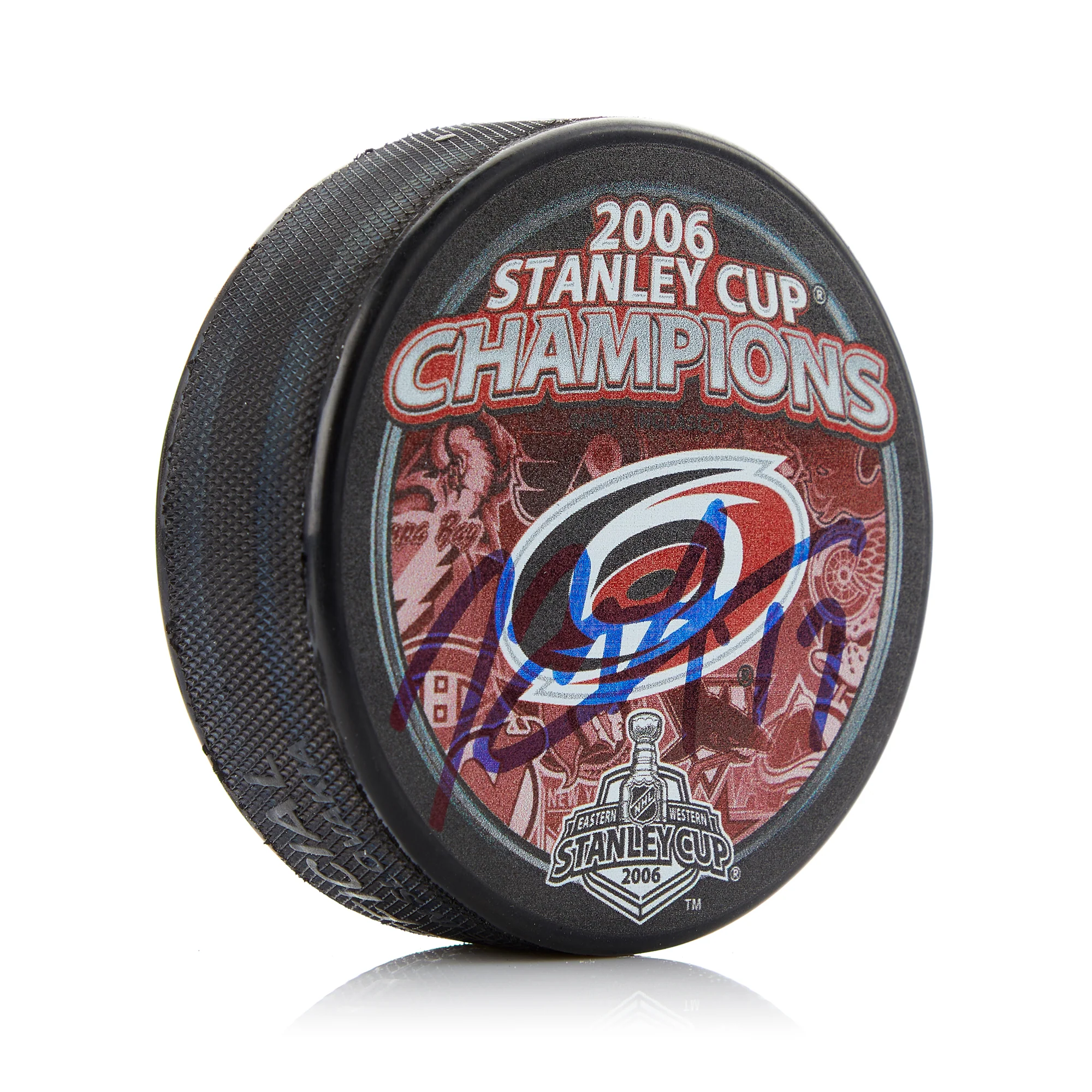 Rod Brind'Amour Carolina Hurricanes Signed 2006 Stanley Cup Puck