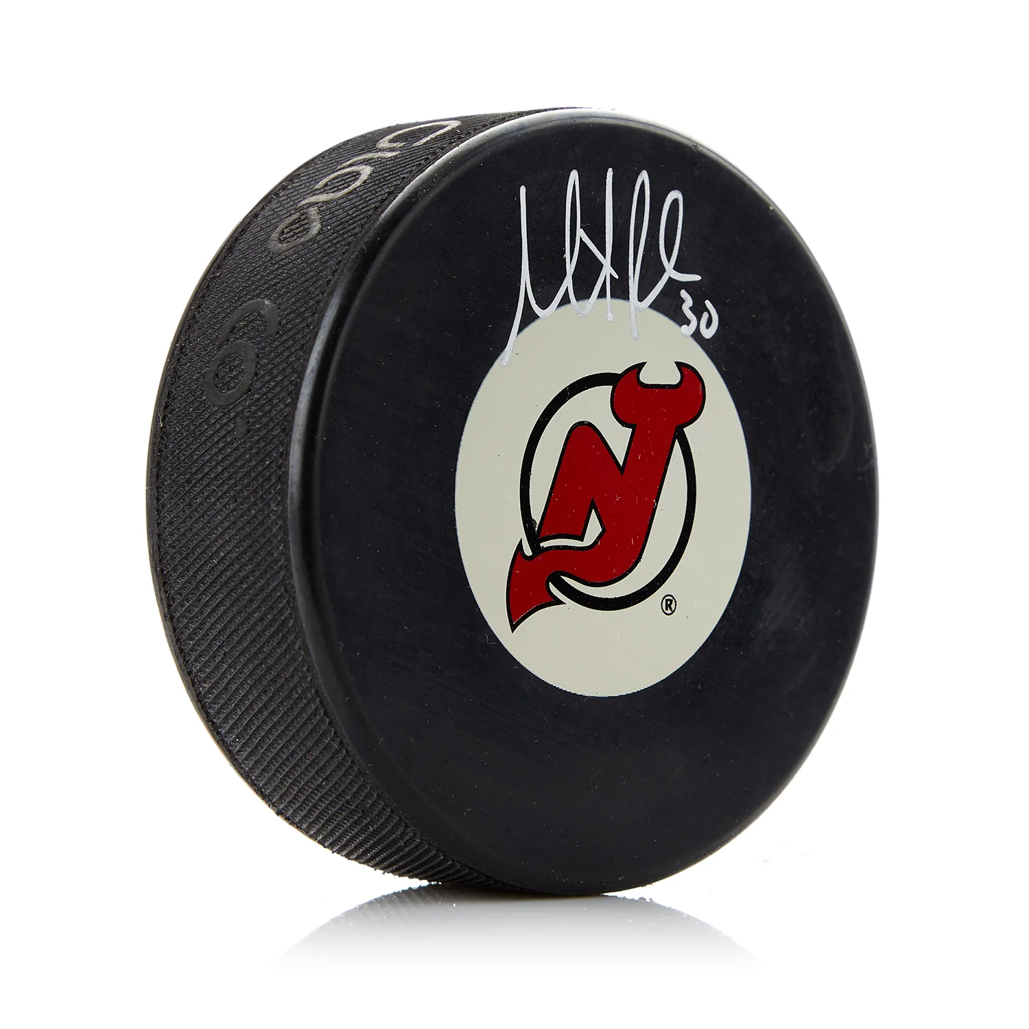 Martin Brodeur Autographed New Jersey Devils Hockey Puck