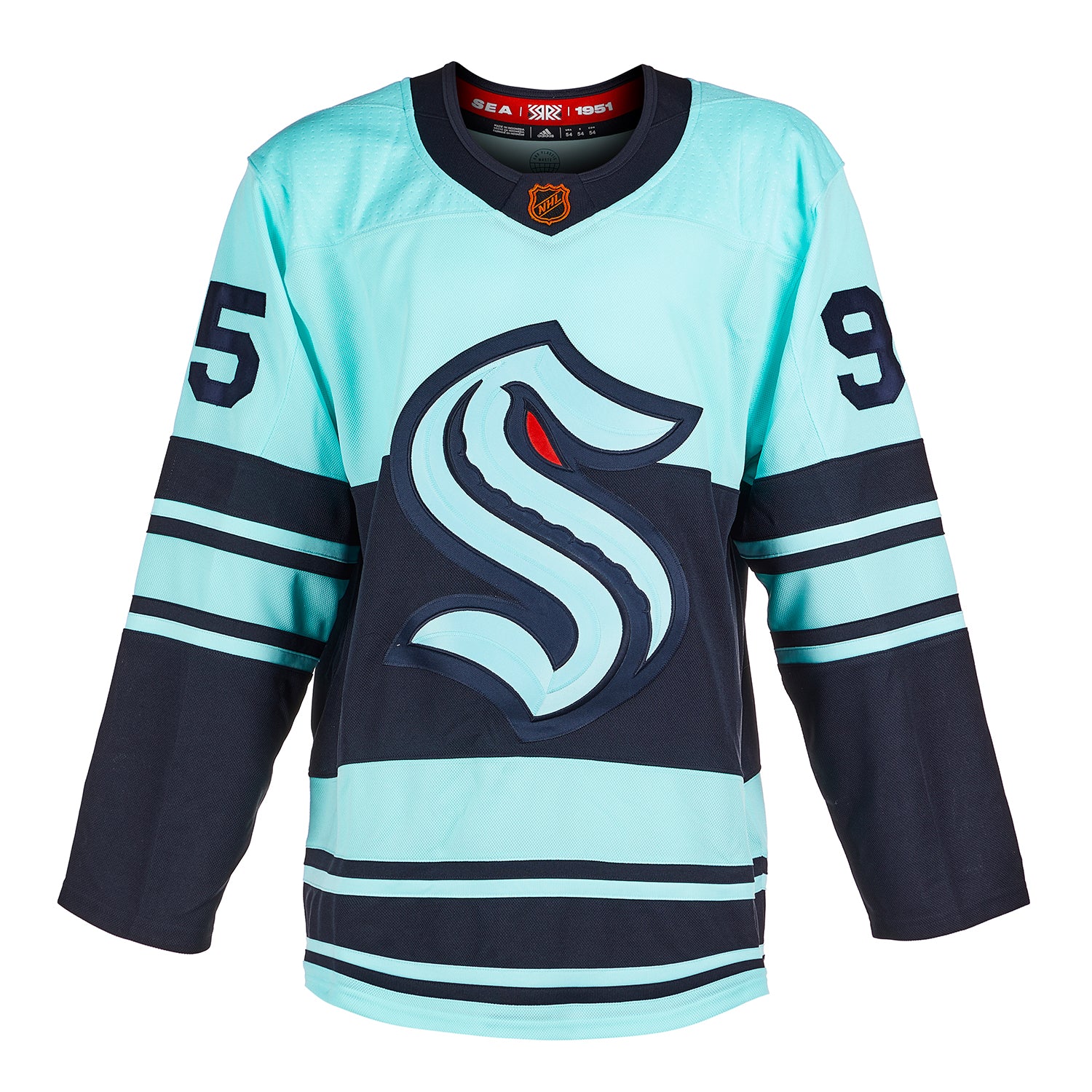 Andre Burakovsky Signed Seattle Kraken Reverse Retro 2.0 adidas Jersey - Image 2