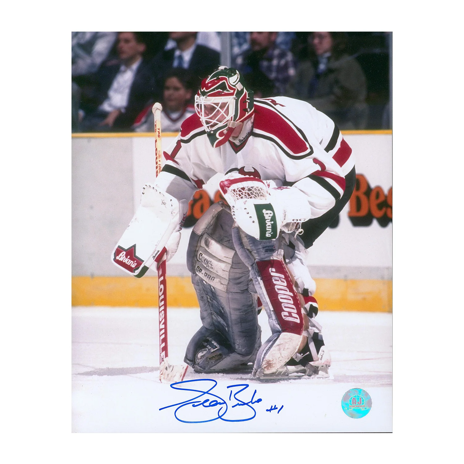 Sean Burke New Jersey Devils Autographed Goalie 8x10 Photo