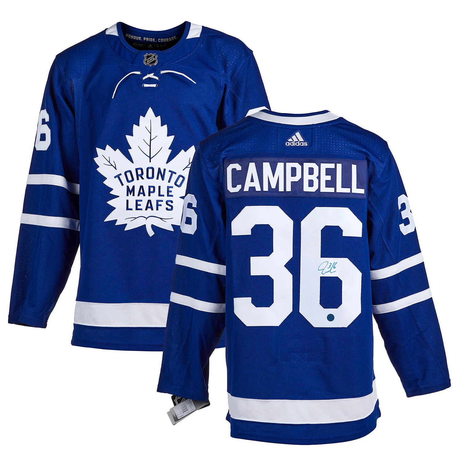 Jack Campbell Autographed Toronto Maple Leafs adidas Jersey - Image 3