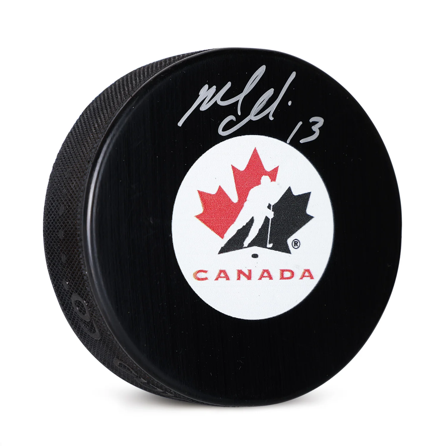 Mike Cammalleri Autographed Team Canada Hockey Puck