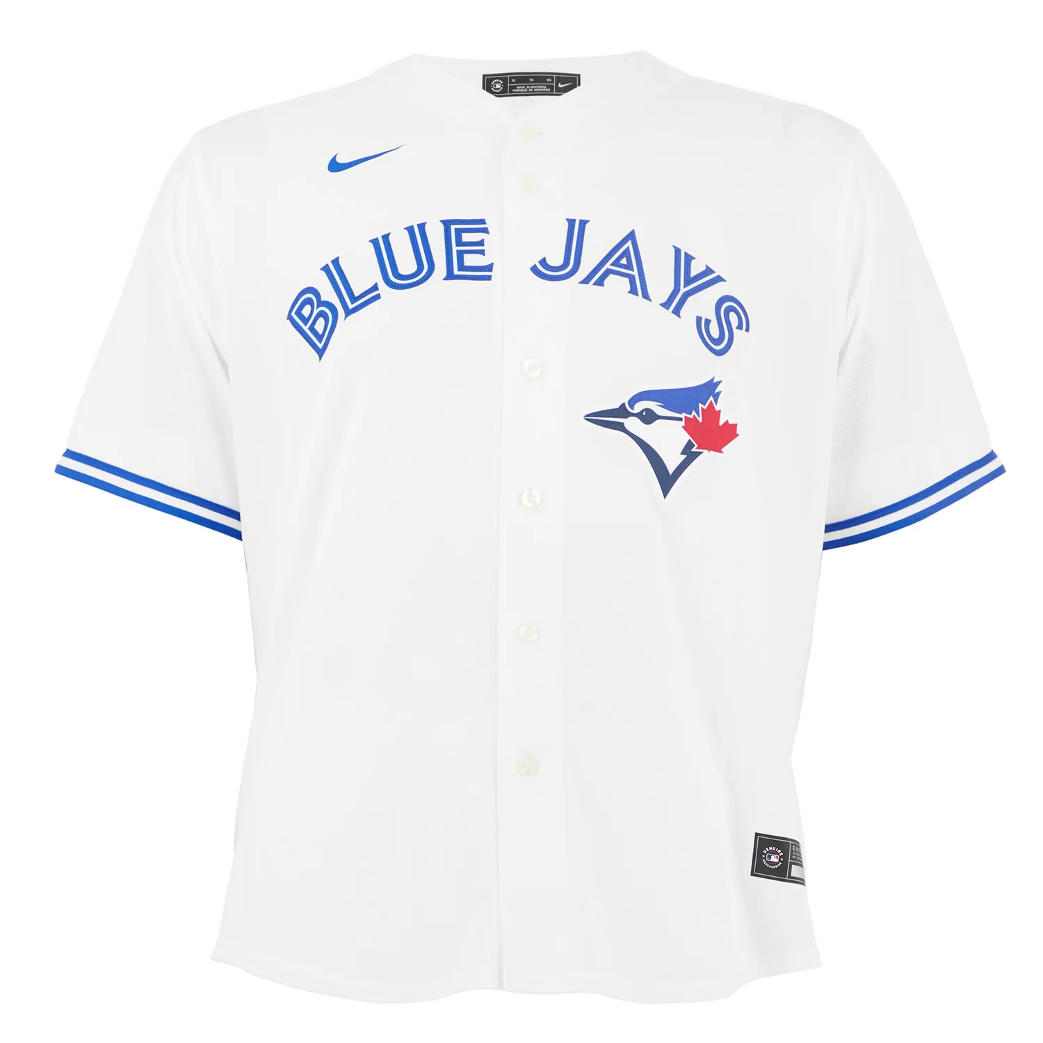 Joe Carter Autographed Toronto Blue Jays White Nike Baseball Jersey - Image 2