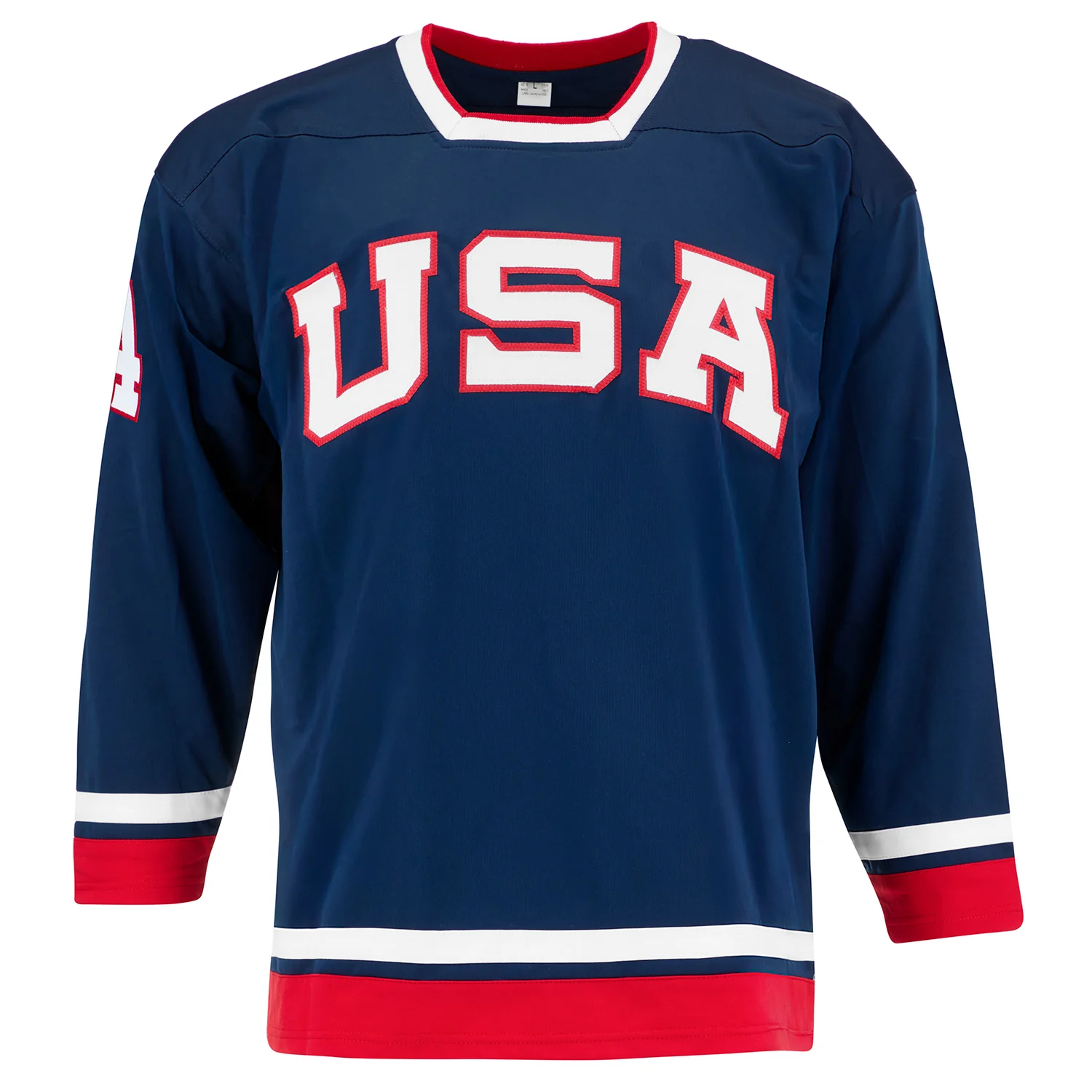 Chris Chelios Autographed Team USA Custom Hockey Nation Jersey - Image 2