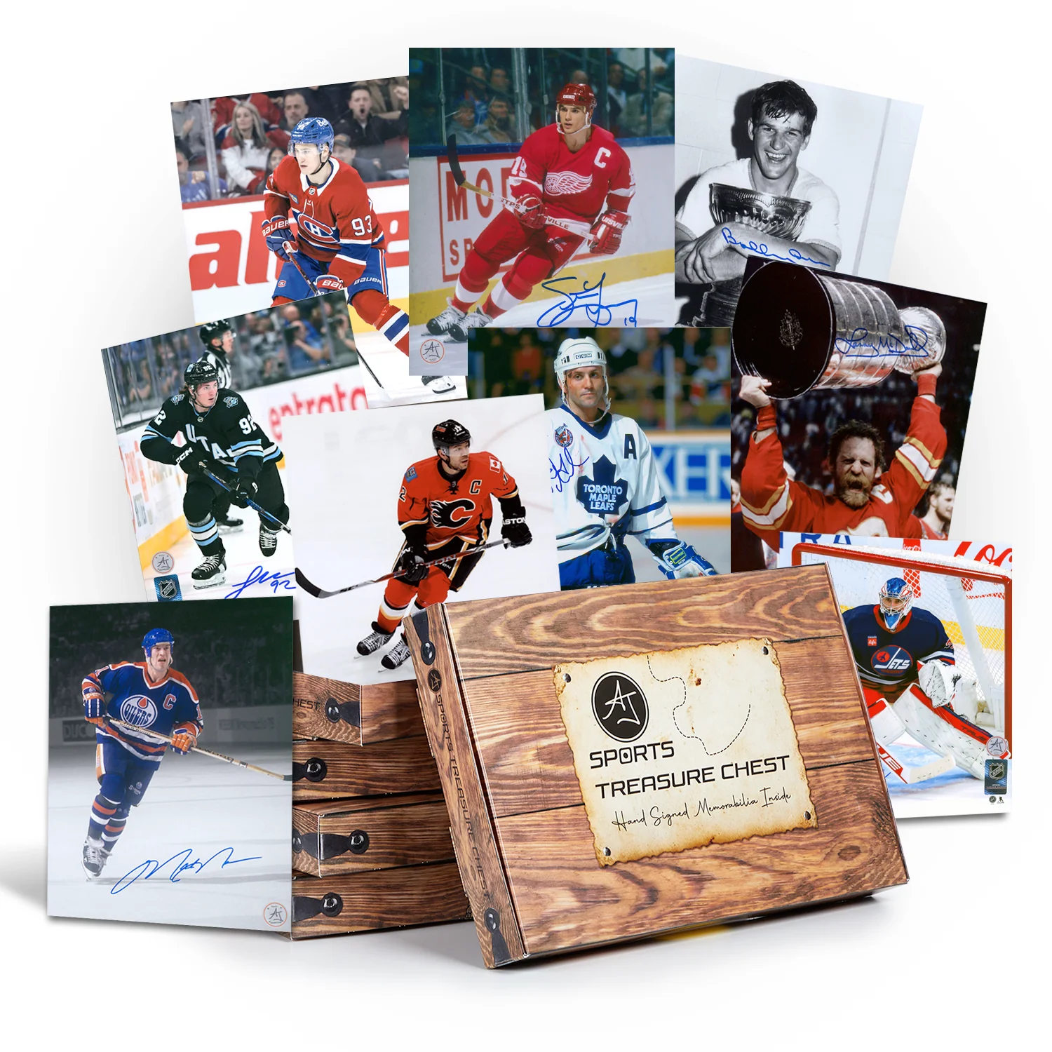 AJ Sports Hockey Photos 10 Signature Treasure Chest