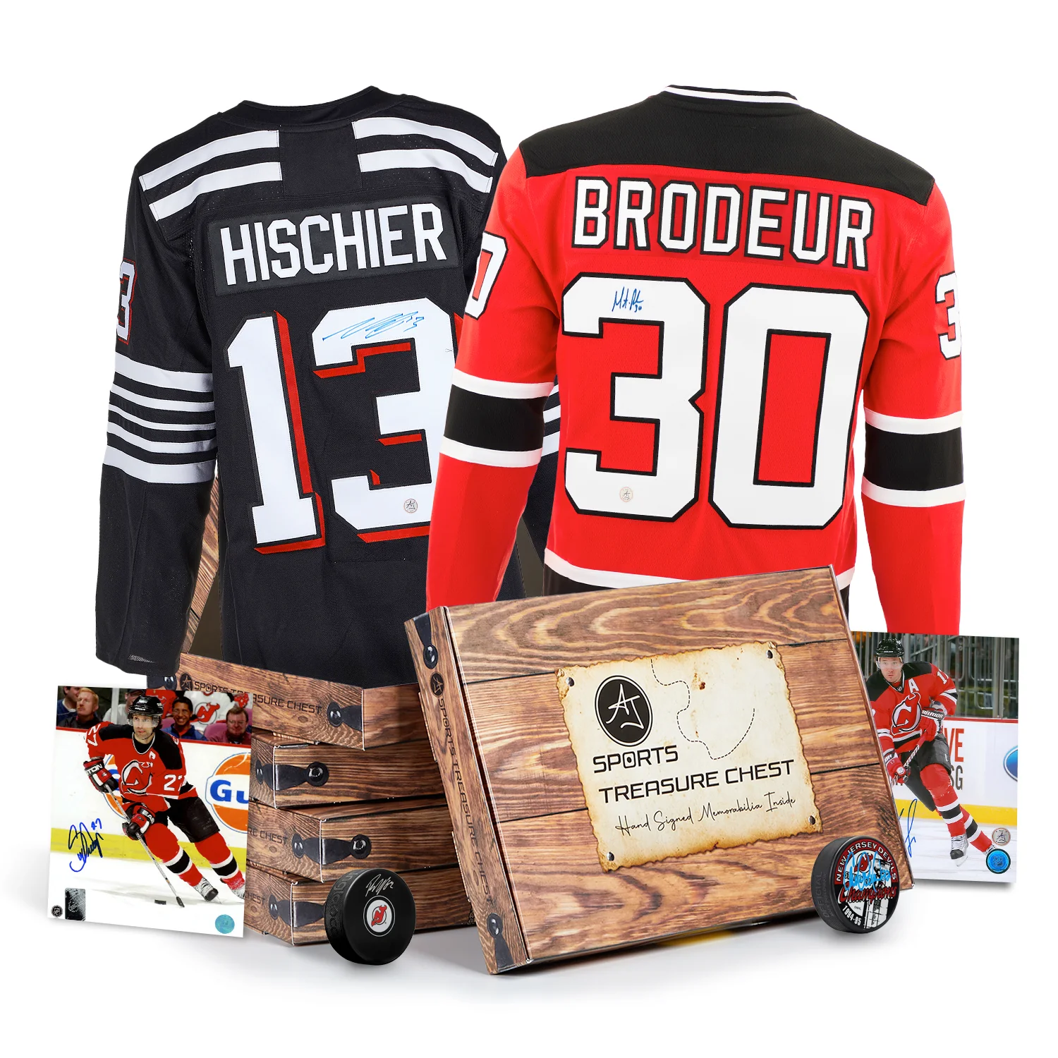AJ Sports New Jersey Hockey Signature Hat Trick Treasure Chest
