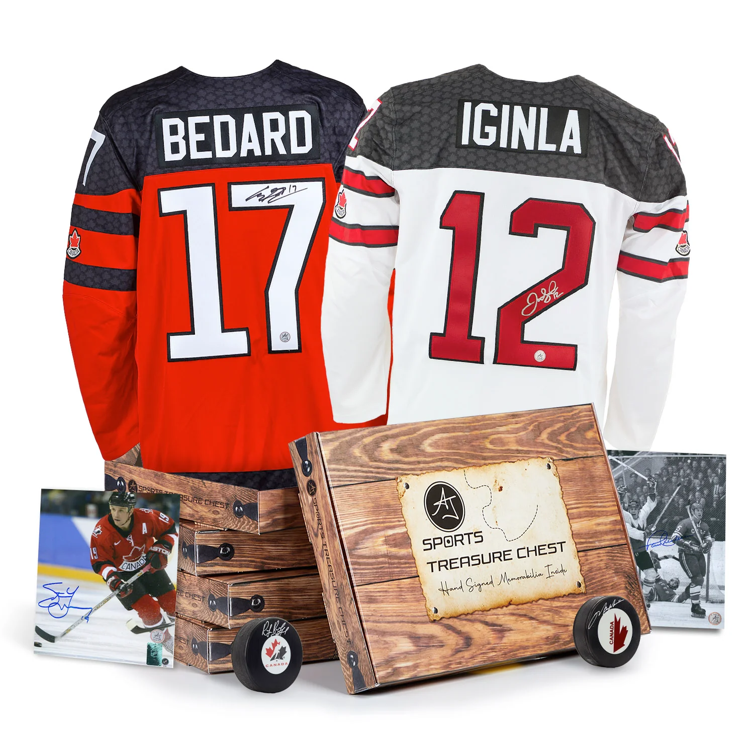 AJ Sports Canada Hockey Signature Hat Trick Treasure Chest
