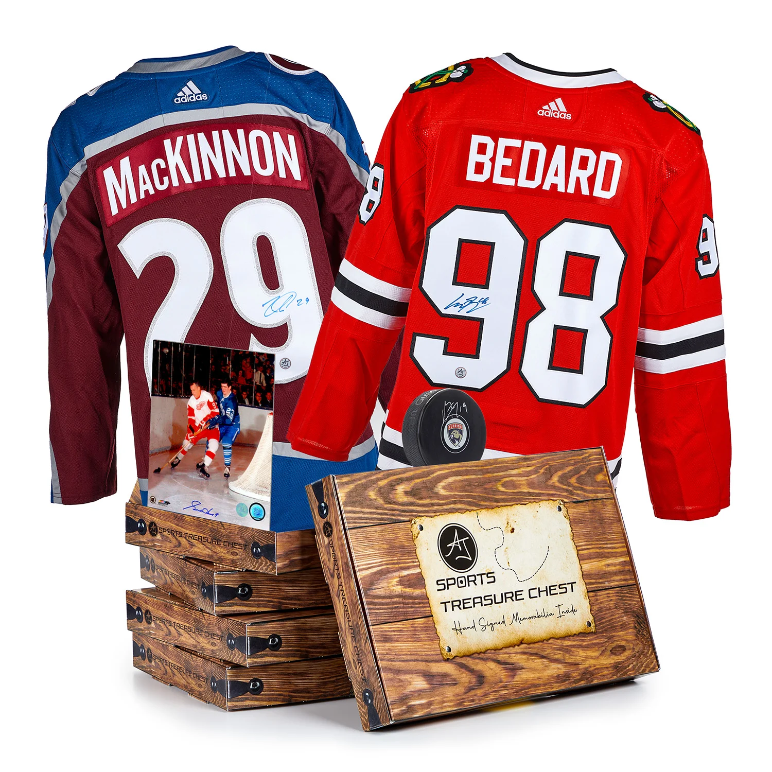 AJ Sports Hockey Heroes Signature Hat Trick Treasure Chest - Series 25