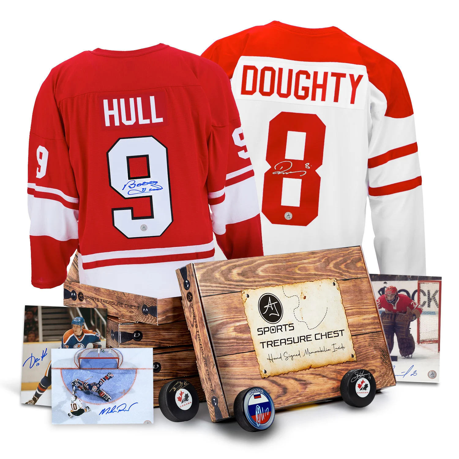 AJ Sports Hockey Winter Games Signature Hat Trick Treasure Chest