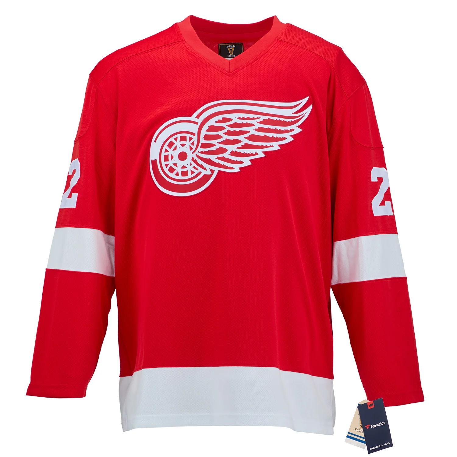 Dino Ciccarelli Signed Detroit Red Wings Throwback Breakaway Jersey - Image 2