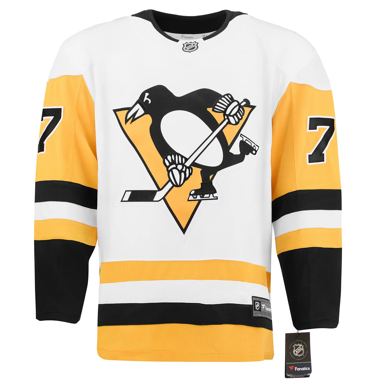 Paul Coffey Signed Pittsburgh Penguins White Fanatics Breakaway Jersey - Image 2