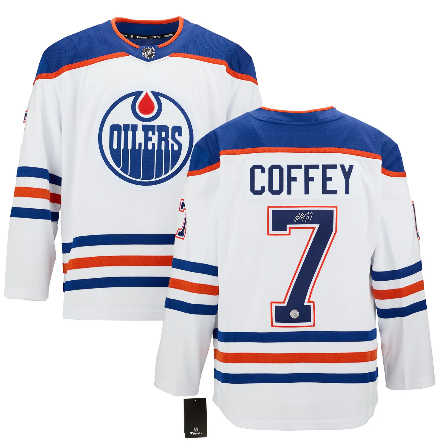 Paul Coffey Signed Edmonton Oilers White Fanatics Breakaway Jersey - Image 3