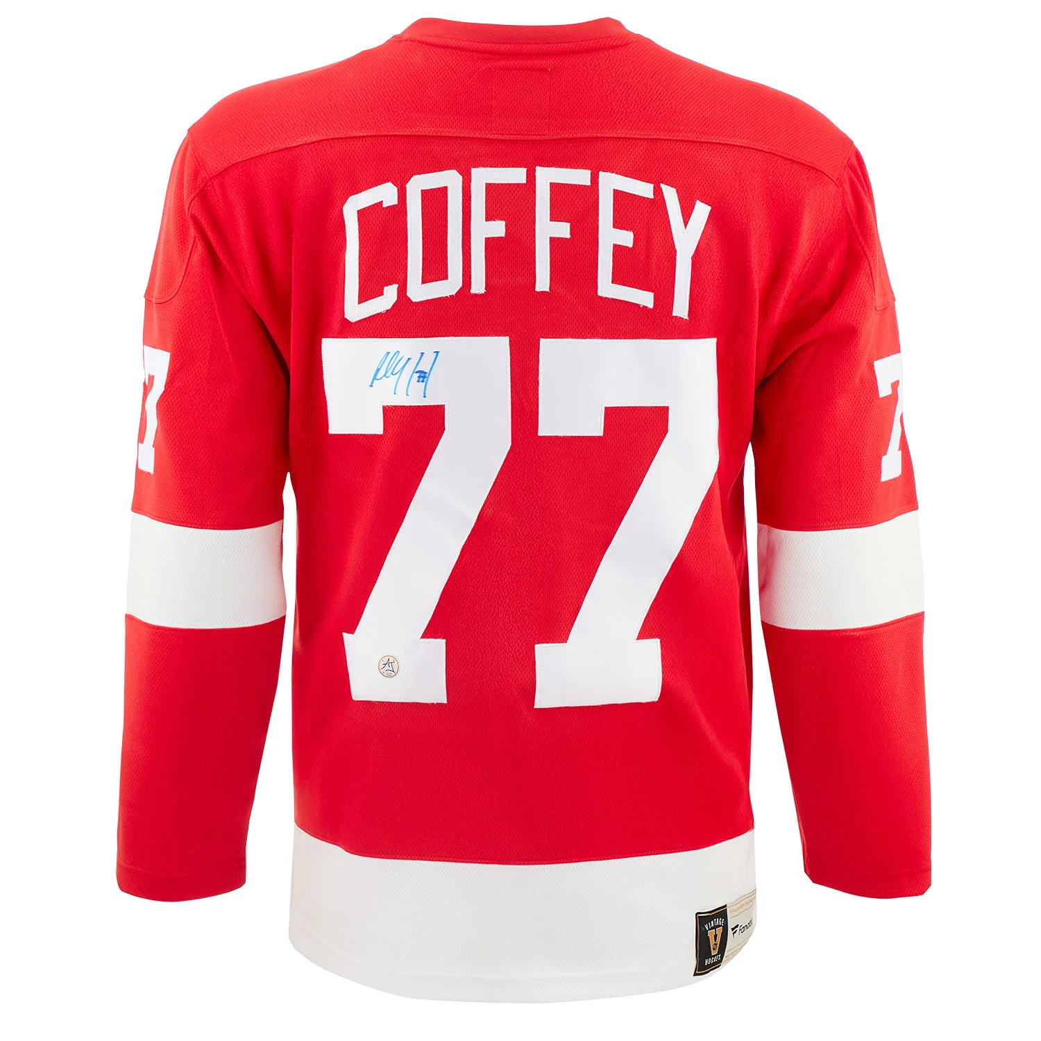 Paul Coffey Signed Detroit Red Wings Throwback Breakaway Jersey