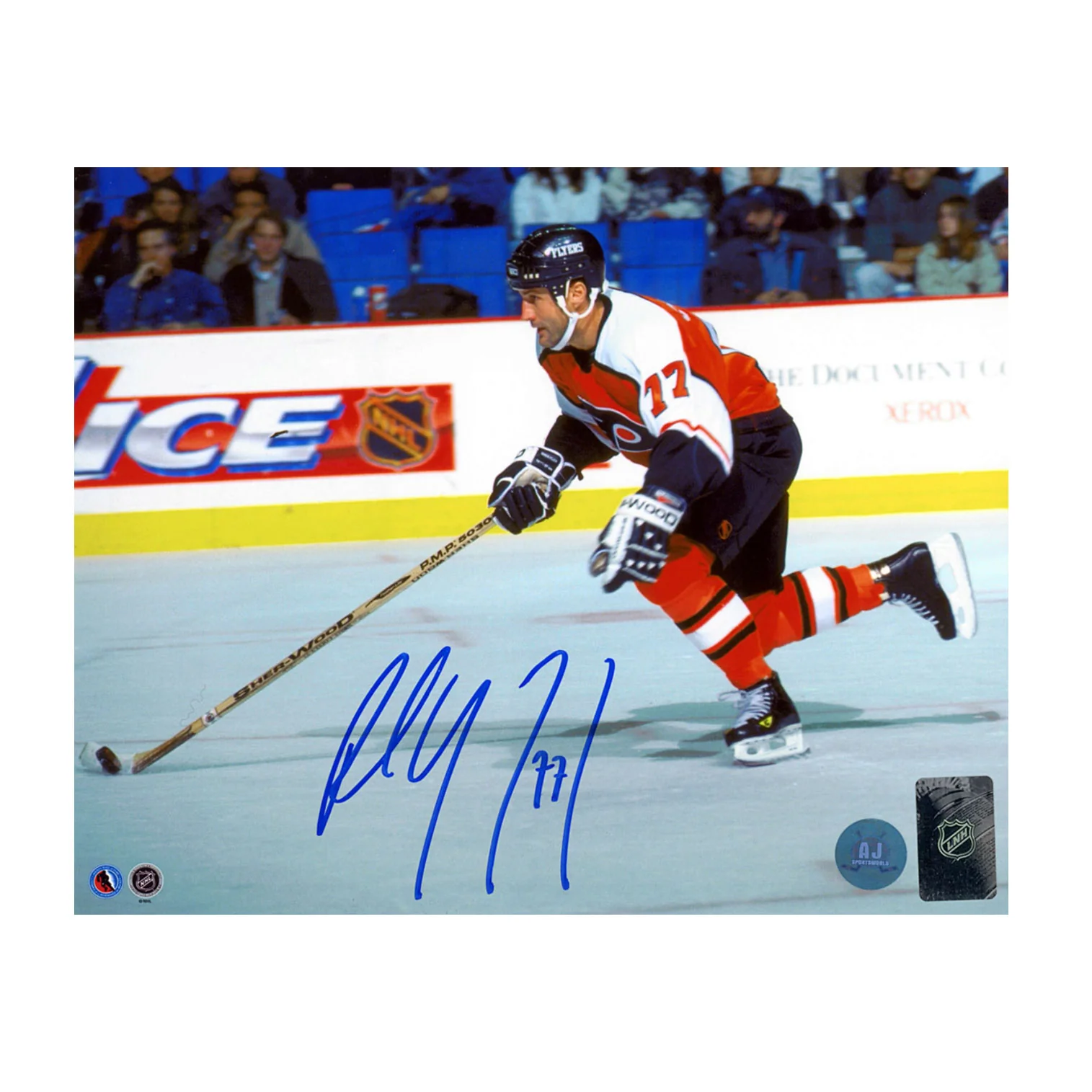 Paul Coffey Autographed Philadelphia Flyers Hockey 8x10 Photo