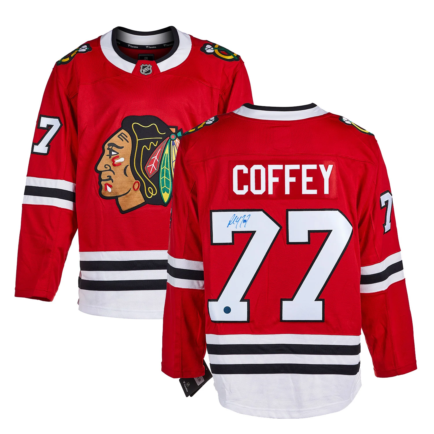 Paul Coffey Autographed Chicago Blackhawks Fanatics Breakaway Jersey - Image 3