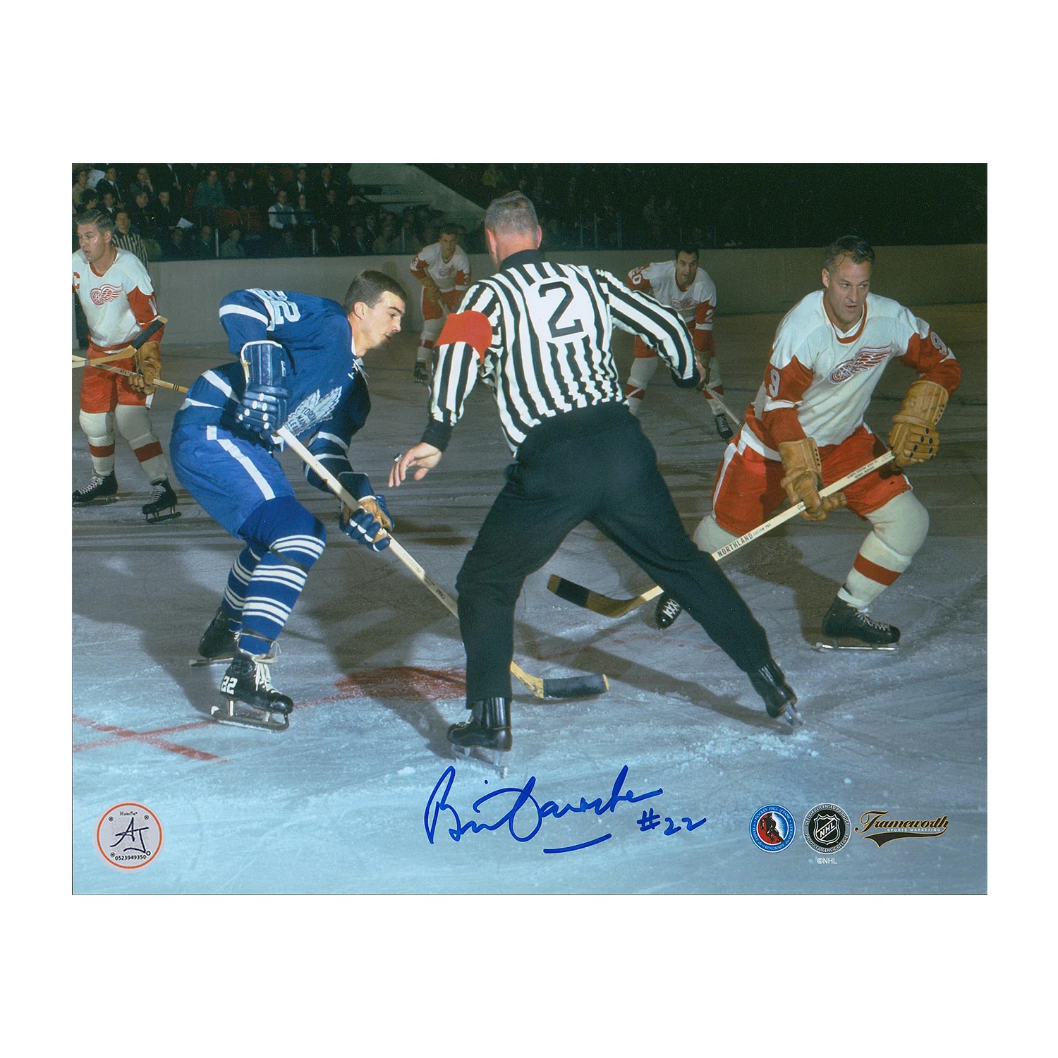 Brian Conacher Autographed Toronto Maple Leafs Hockey 8x10 Photo