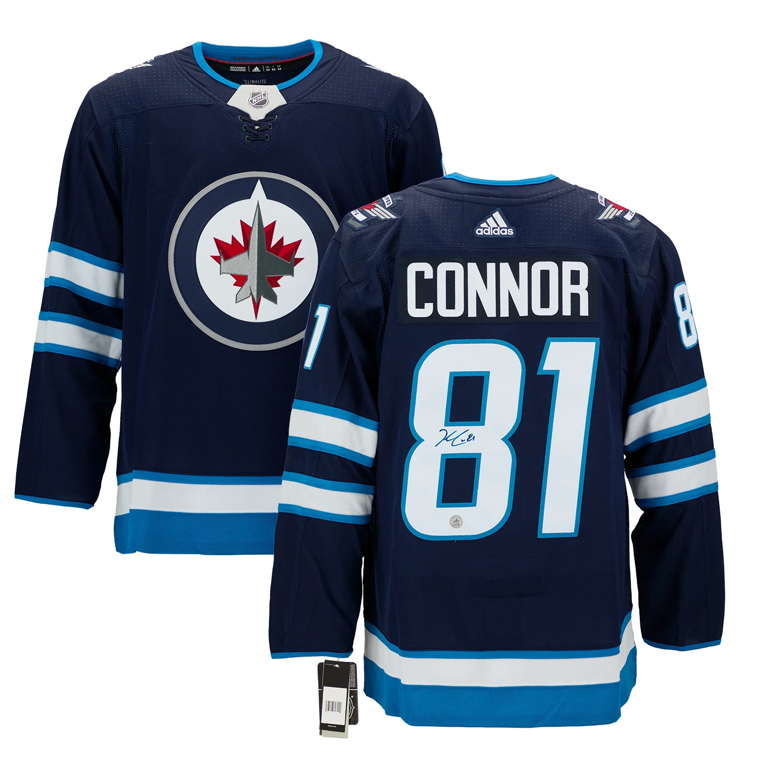 Kyle Connor Autographed Winnipeg Jets adidas Jersey - Image 3