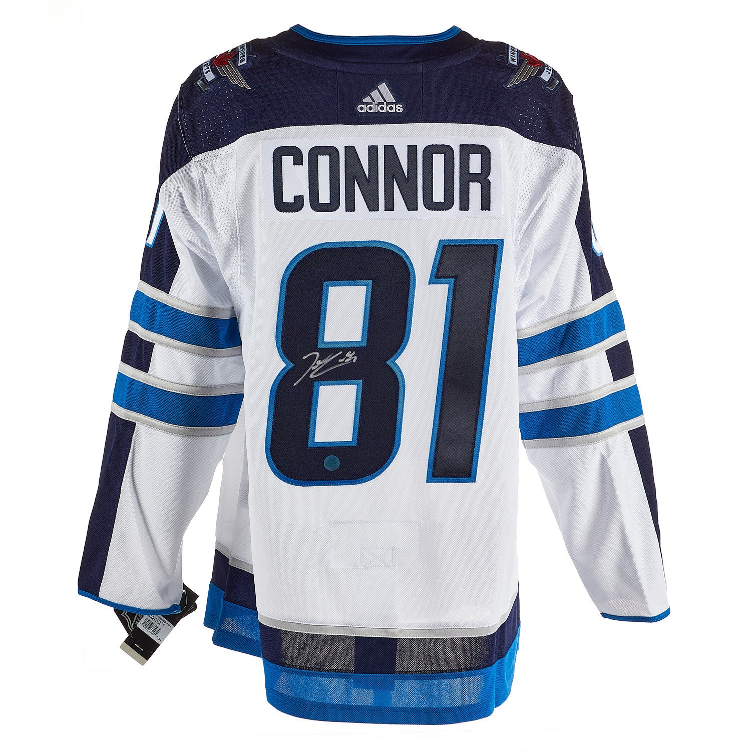 Kyle Connor Signed Winnipeg Jets White adidas Jersey