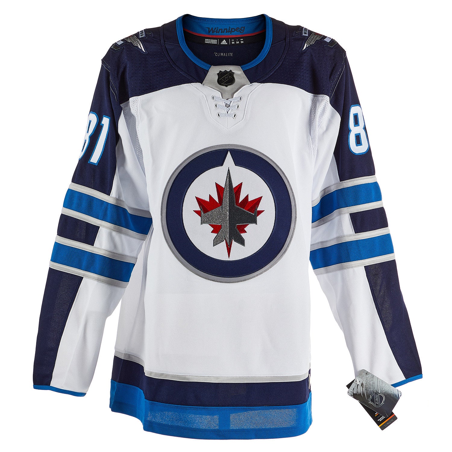 Kyle Connor Signed Winnipeg Jets White adidas Jersey - Image 2