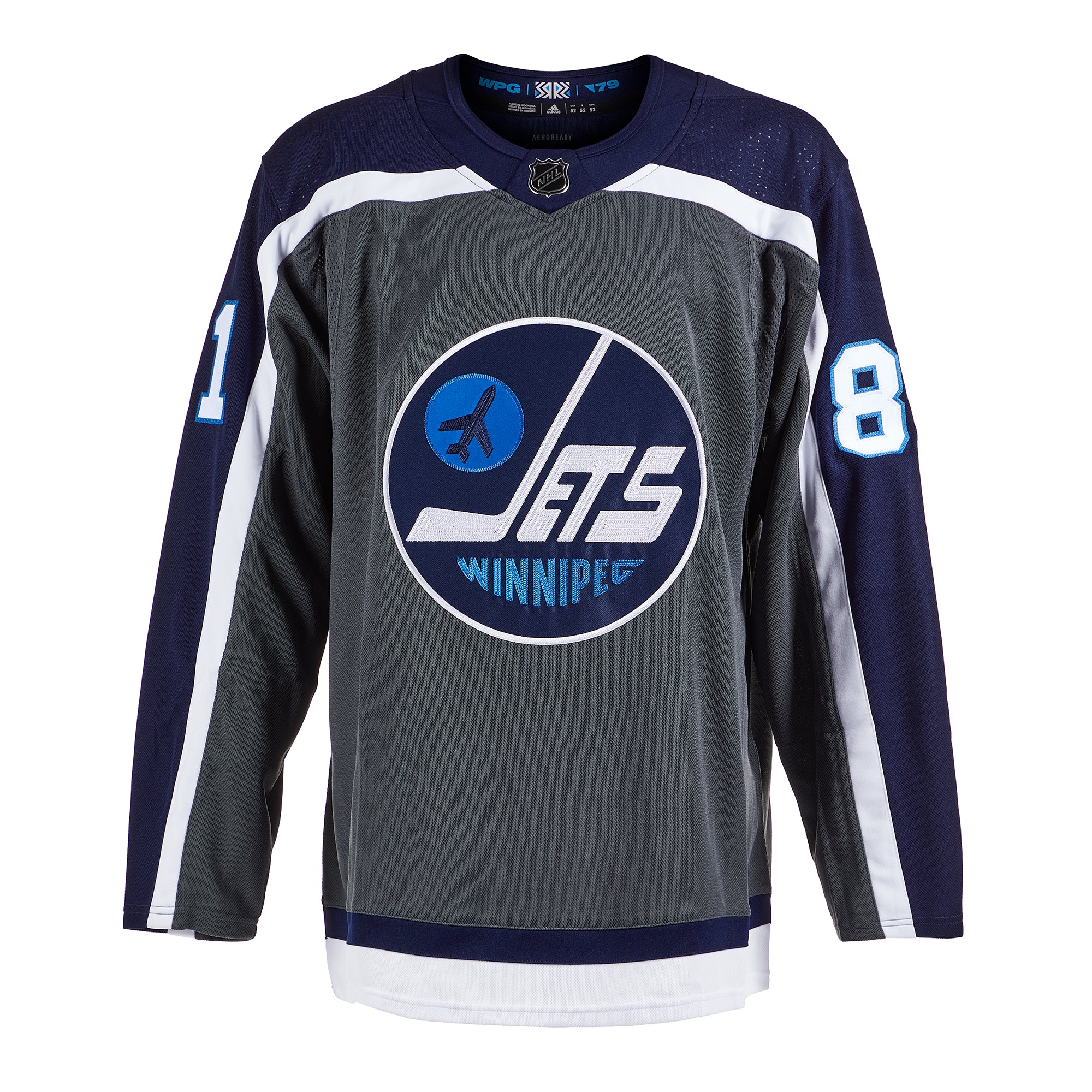 Kyle Connor Winnipeg Jets Signed Reverse Retro adidas Jersey - Image 2