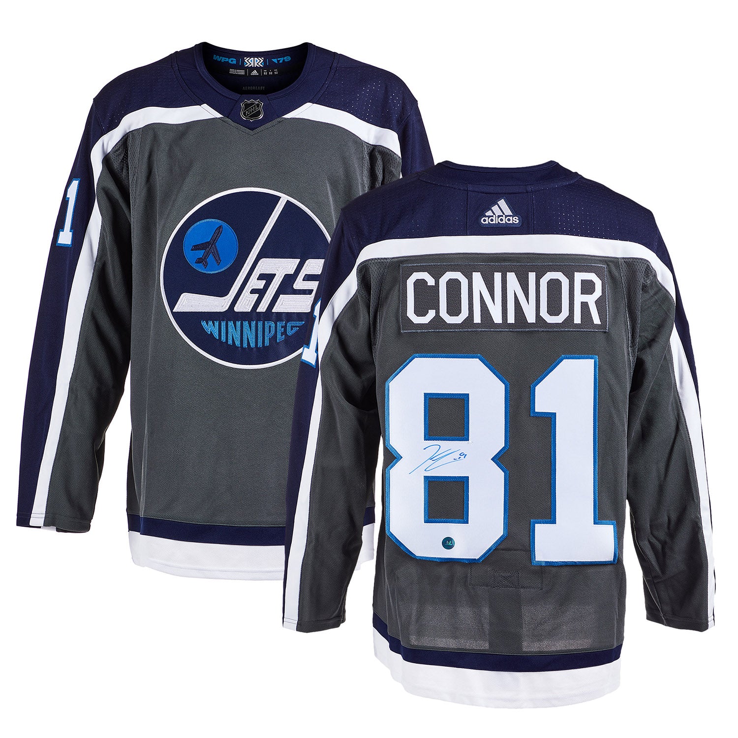 Kyle Connor Winnipeg Jets Signed Reverse Retro adidas Jersey - Image 3