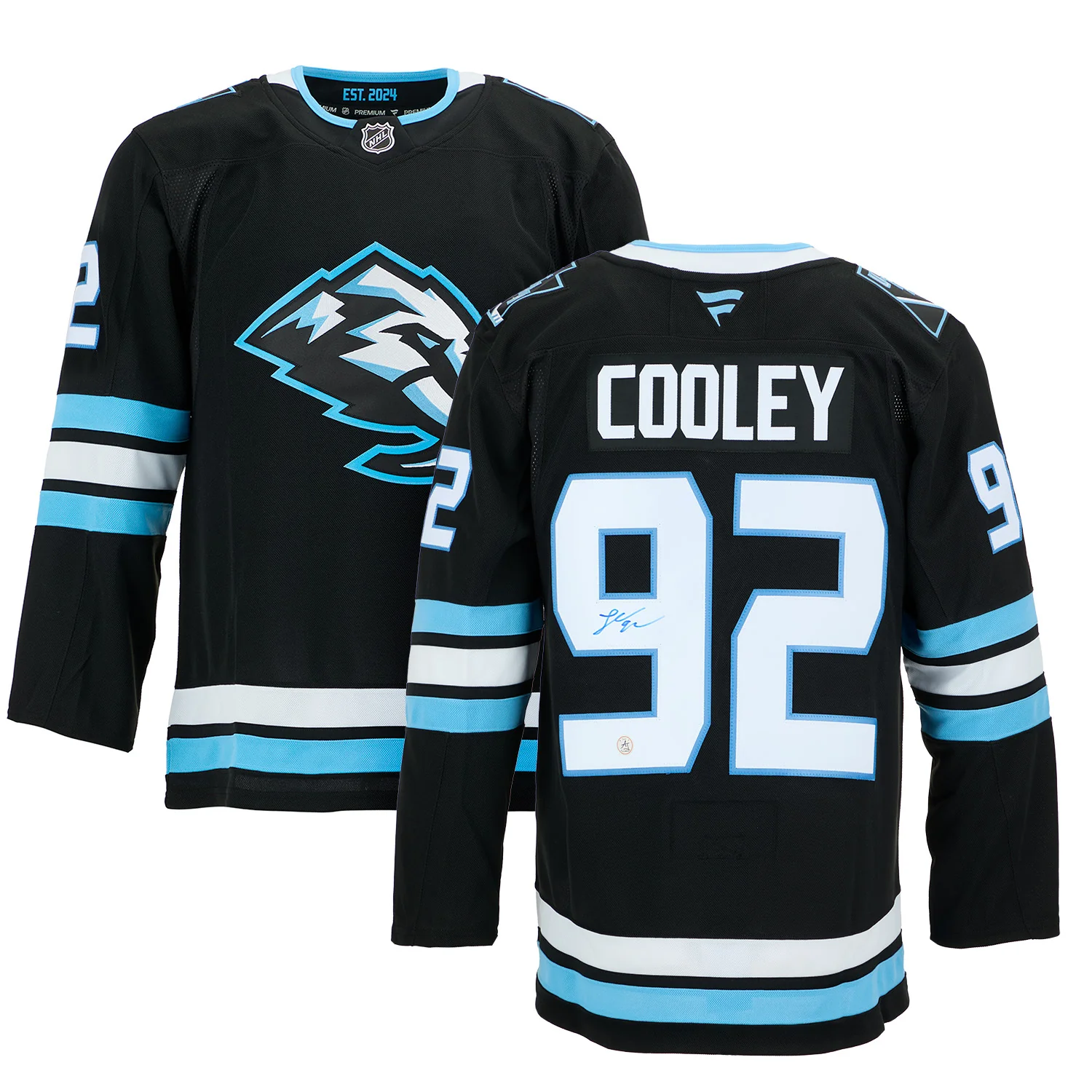 Logan Cooley Autographed Utah Mammoth Fanatics Premium Jersey - Image 3