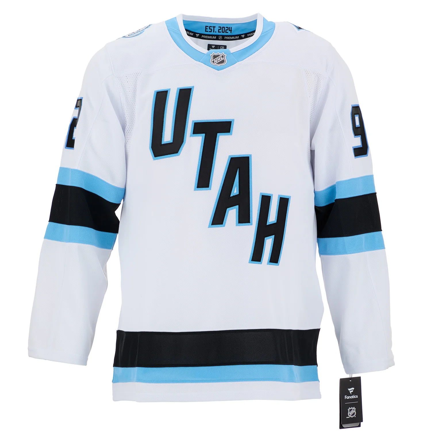 Logan Cooley Autographed Utah Mammoth White Fanatics Premium Jersey - Image 2