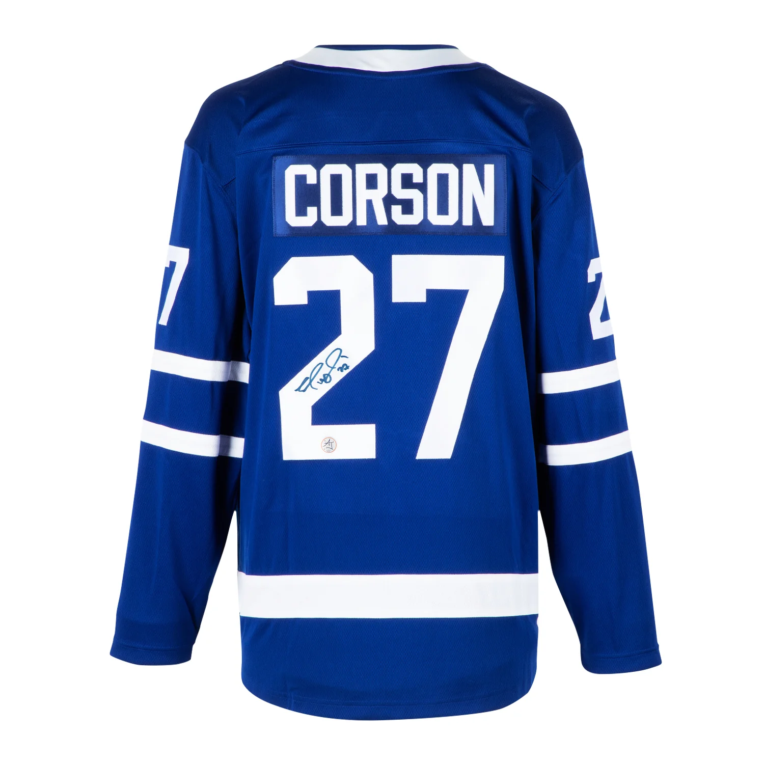 Shayne Corson Signed Toronto Maple Leafs Blue Fanatics Breakaway Jersey