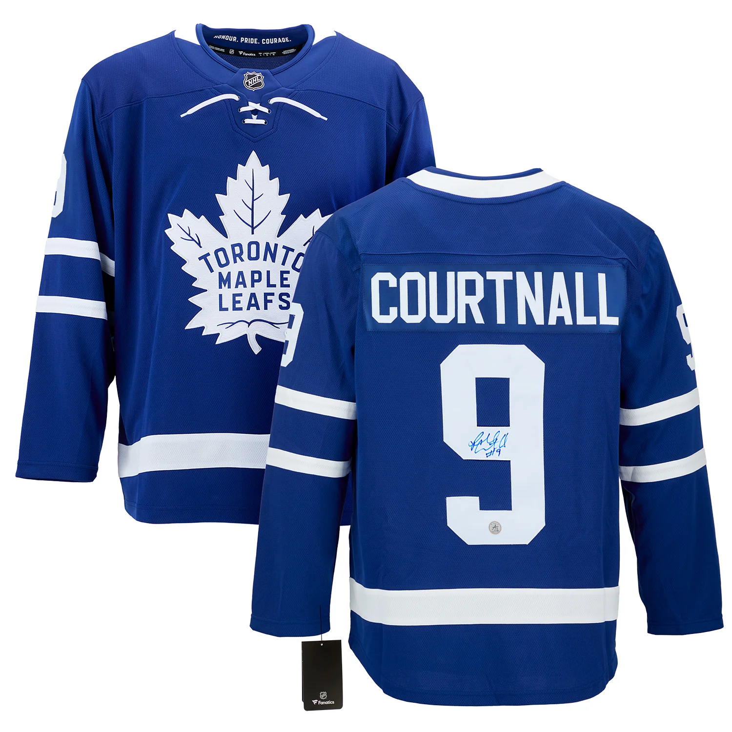 Russ Courtnall Signed Toronto Maple Leafs Fanatics Breakaway Jersey - Image 3