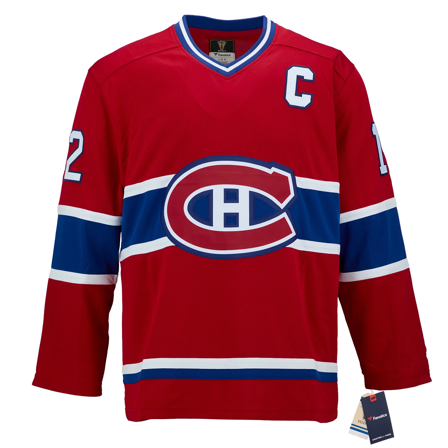 Yvan Cournoyer Autographed Montreal Canadiens Fanatics Throwback Jersey - Image 2
