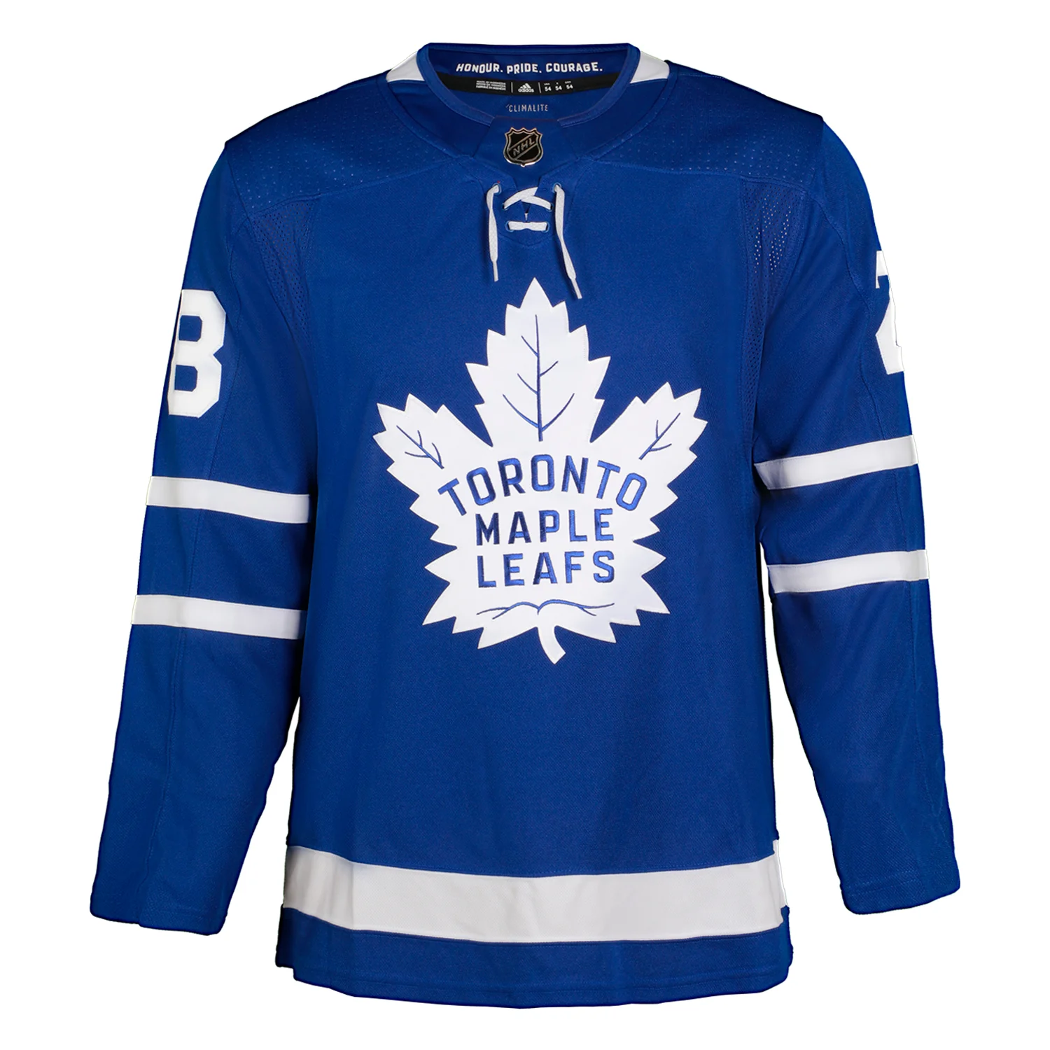 Easton Cowan Signed Toronto Maple Leafs Draft Day adidas Jersey with Note #/23 - Image 2