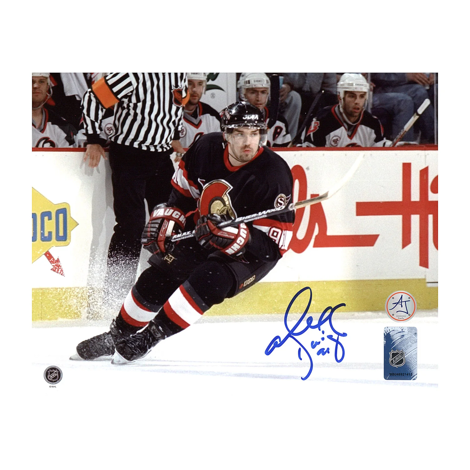 Alexandre Daigle Autographed Ottawa Senators Hockey 8x10 Photo