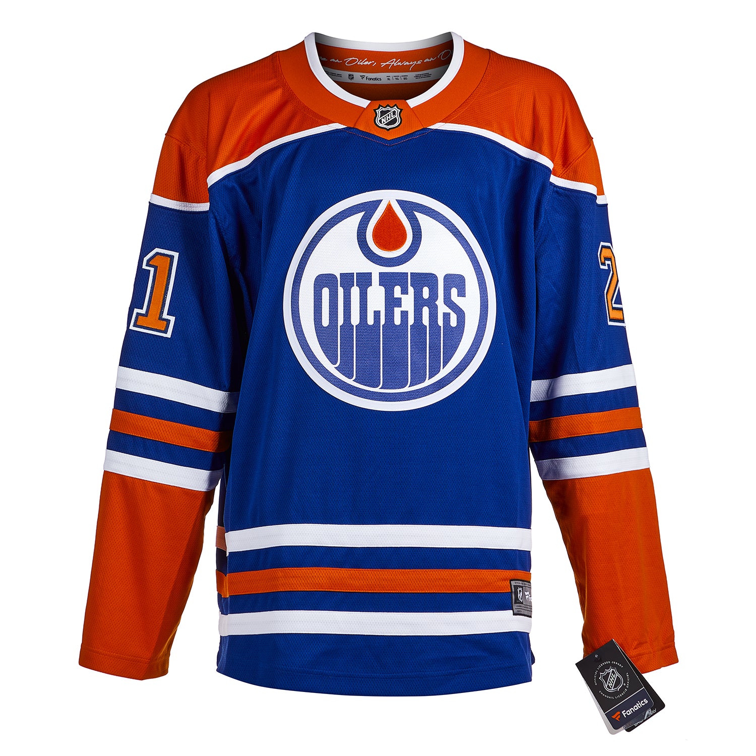Vincent Damphousse Autographed Edmonton Oilers Fanatics Breakaway Jersey - Image 2